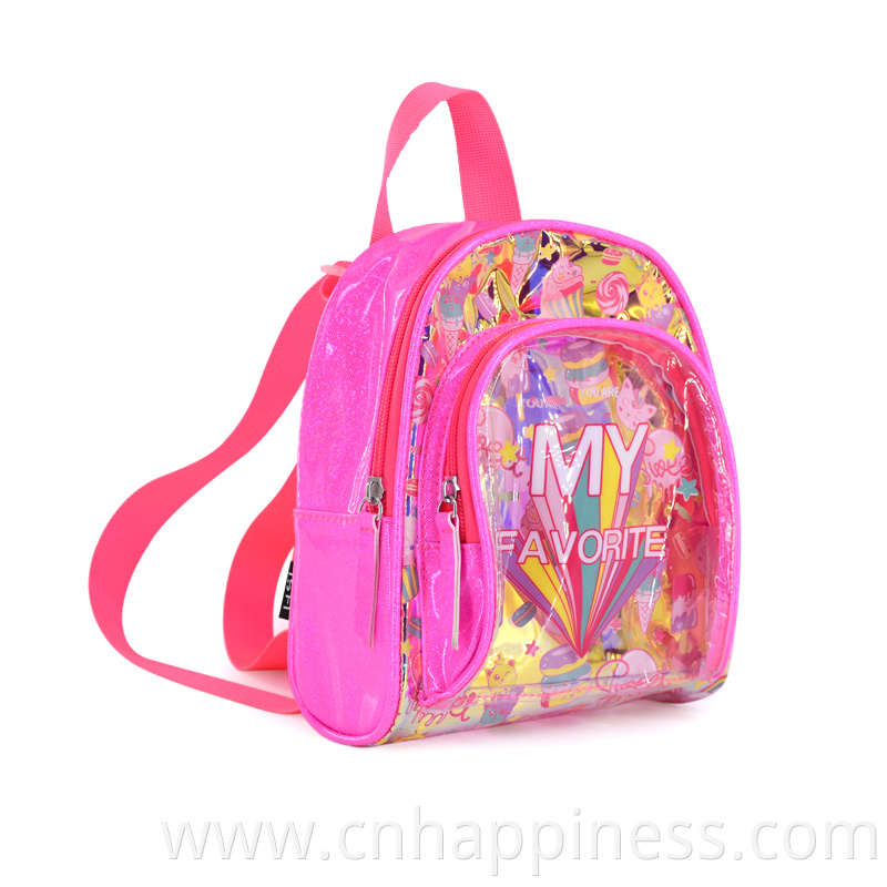 HSI A047200106AA Holographic My Favorite Sweet Print School Bag character design backpack